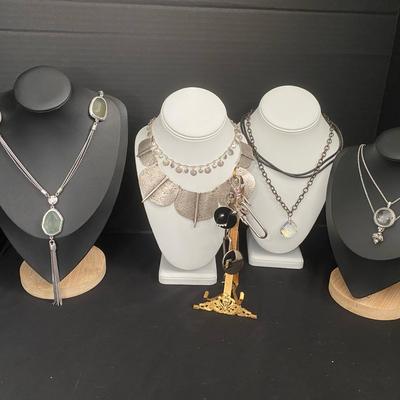 Silver Toned Costume Jewelry Lucky Brand, Chico’s, AE, And Others