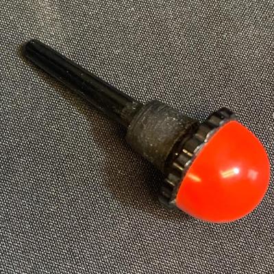 Vintage Black Mini Glass Perfume Bottle Red Bakelite Dropper Joy Jean Patio