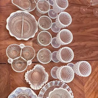 Hobnail Milk Glass
Fenton "Silver Crest"