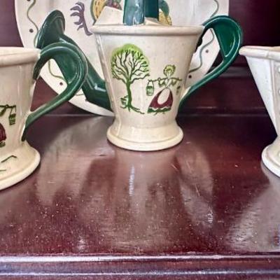 Metlox Poppytrail "Rooster" Dinnerware set