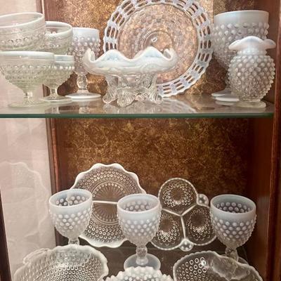 Hobnail Milk Glass