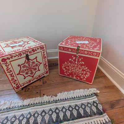Bedroom storage boxes