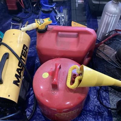 Sale Photo Thumbnail #34: Gas cans