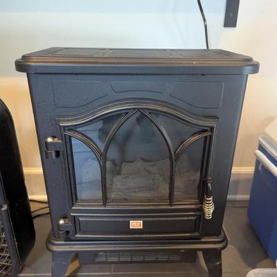Foyer fireplace