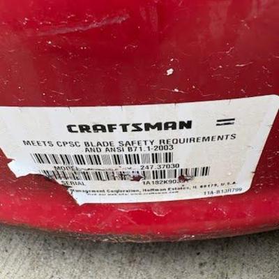 Sale Photo Thumbnail #28: Craftsman mower info