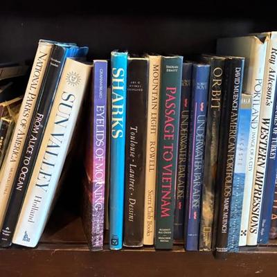 Travel and art coffee table books