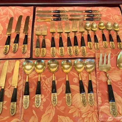 Thai siam flatware set