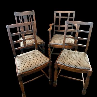 Jacobean style dinning room chairs