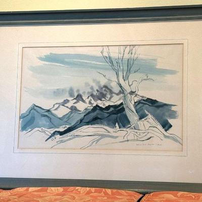1948 ted rand original watercolor
