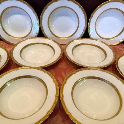 Royal doulton bowls in the balmoral" pattern.