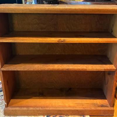 Vintage wood bookcase