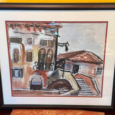 1949 mina jorgenson watercolor