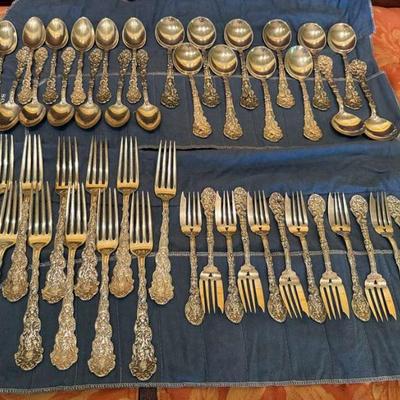 Gorham versailles" pattern sterling flatware
