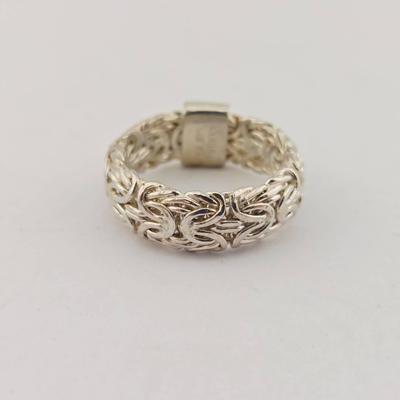 Sterling Silver Woven Band Ring