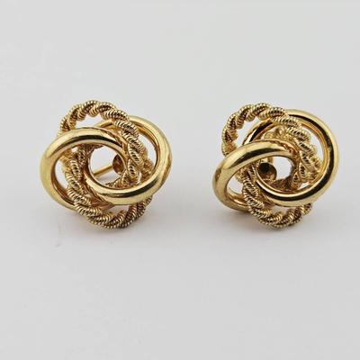 Gold Filled Screw Back Earrings 