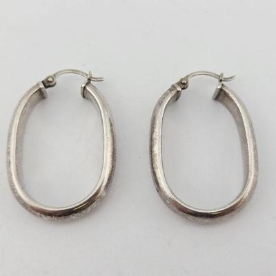 Pure .999 Silver Hoop Earrings 