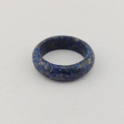 Lapis Carved Band Ring