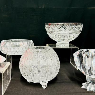 Waterford Crystal Bowl, Crystal Candle Holders, & More! 