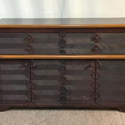 Cherry Handcarved Sideboard 