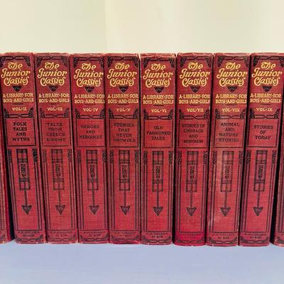The Junior Classics Complete Vol. 1-10 Set – Collier 1912 Antique Books
