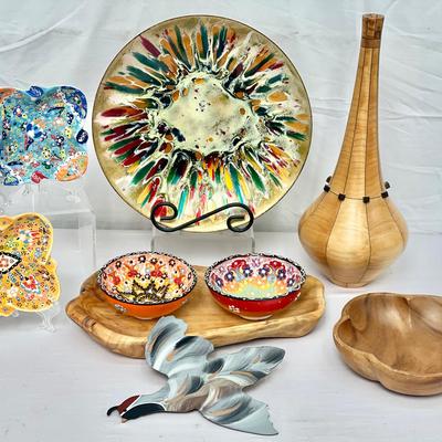 Vintage Edwards Star Original Enameled Copper Dish And More! 