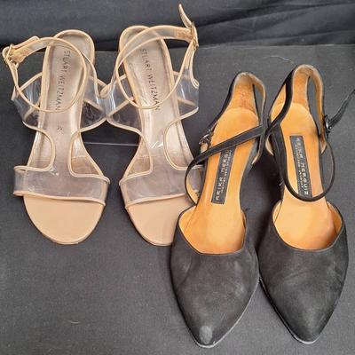 Stuart Weitzman Clear Block Heel Pumps and Addition..