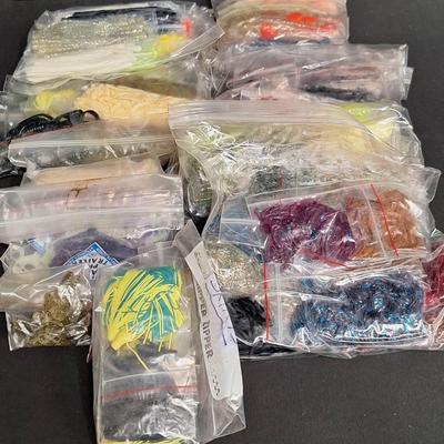 Assortment Of Plastic Fishing Worms