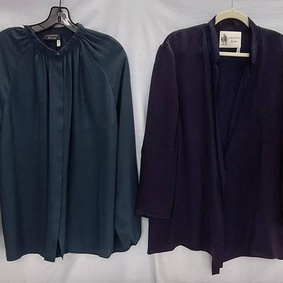 (2) Beautiful Blouses by Lanvin