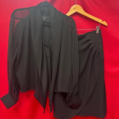 Armani Collezioni Skirt & St. John Blouse