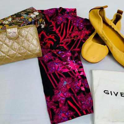 Versace Leggings, Chanel Wallet, Valentino Eyeglass Case & More