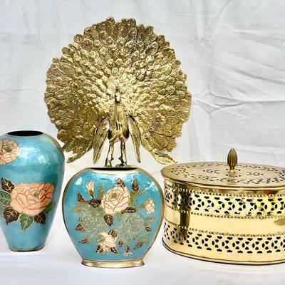 Vintage Brass Collectibles Feat. Brass Peacock 