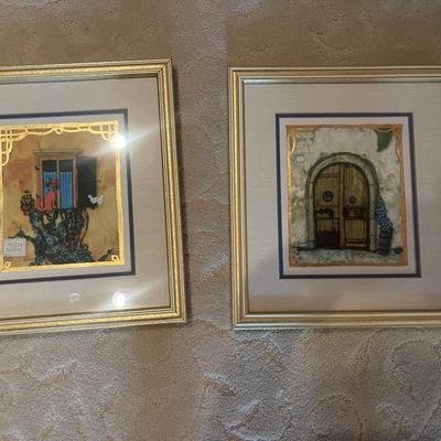 The framed image depicts a scene that includes a sign with "PIAZZA NAVONA" written on it.