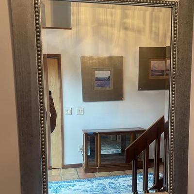 Large Silver Mirror 