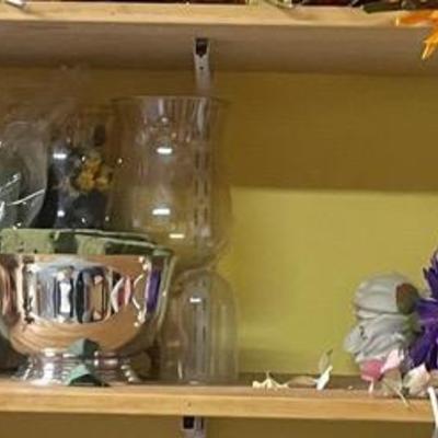 Fake Flowers And Party Table Decor Second Shelf Down