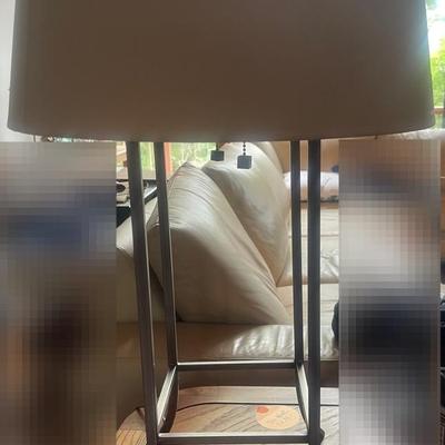 T.H. Robsjohn-Gibbings for Hansen Nickel-Plated Table Lamp