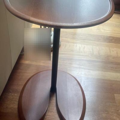 Ekornes Stessless Ellipse Table Adjustable Height Brown Color