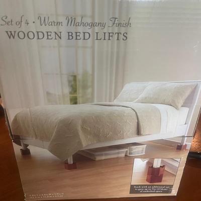 Mahogany Finish wooden bet lifts 