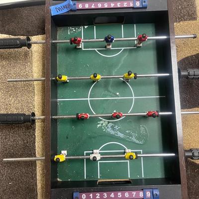 Foosball Little Table And Outdoor Painting