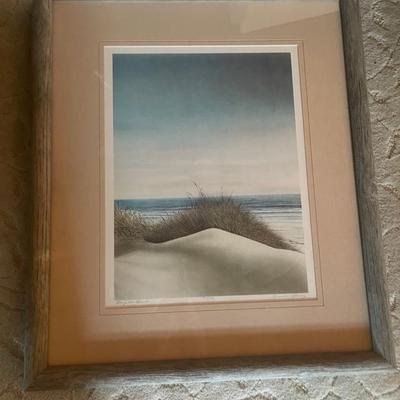 Watercolor Painting Of The Beach