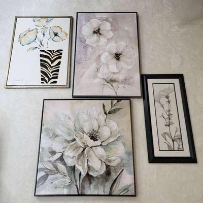 Floral Prints in Black & White (LR)