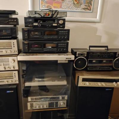 Vintage stereos and receivers 