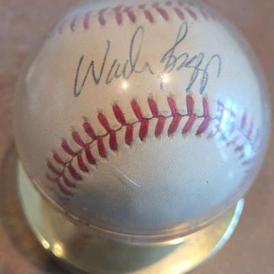 Whitey Ford Signed Baseball In Case