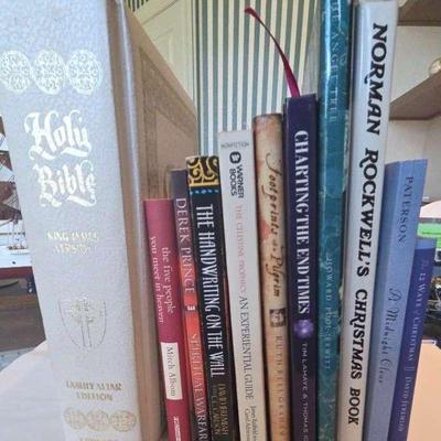 Spiritual 11 Book Assortment Incld. King James Holy Bible Family Alter Edition 