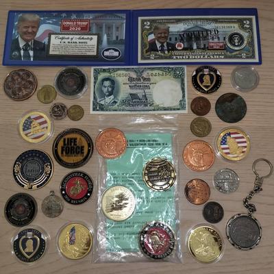 Collectible And Commemorative American, Military, And Foreign Coins
