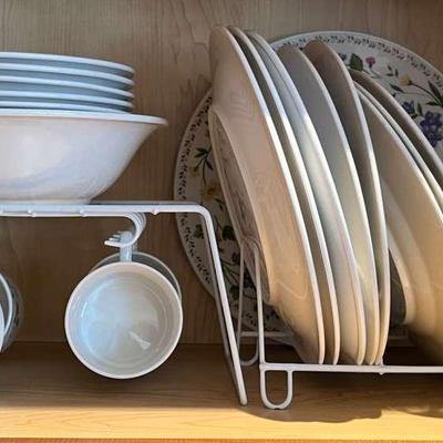 Set Of Shareware Stoneware English Garden Dinnerware