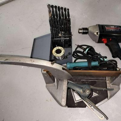 Sears Craftsman 3/8" Drill + Drill Bits, Sodering Tools, And More
