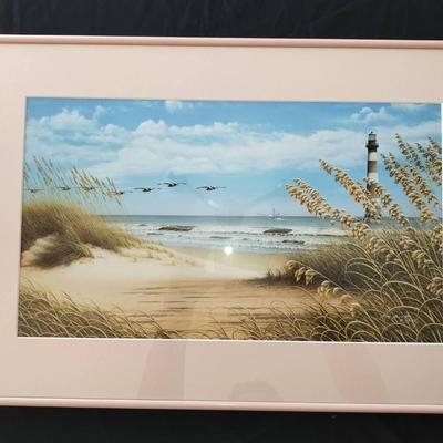 Jim Booth "Evening Tide" Framed And Signed Print