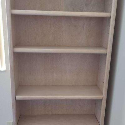 Vintage Wooden 5 Tiered Adjustable Shelf Bookshelf
