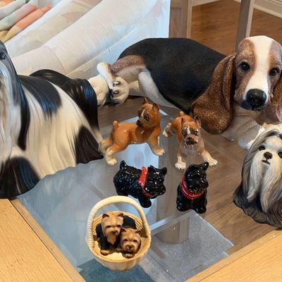 Pack Of Decorative Dog Figures