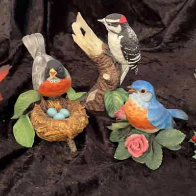 Fine Porcelain Bird Figurines By Lenox